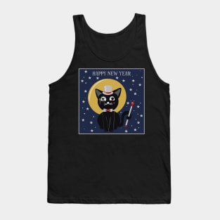 New Year Cat Tank Top